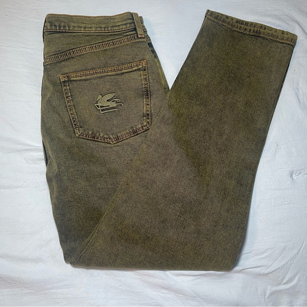 Etro Pegaso-Motif Regular-Fit Jeans